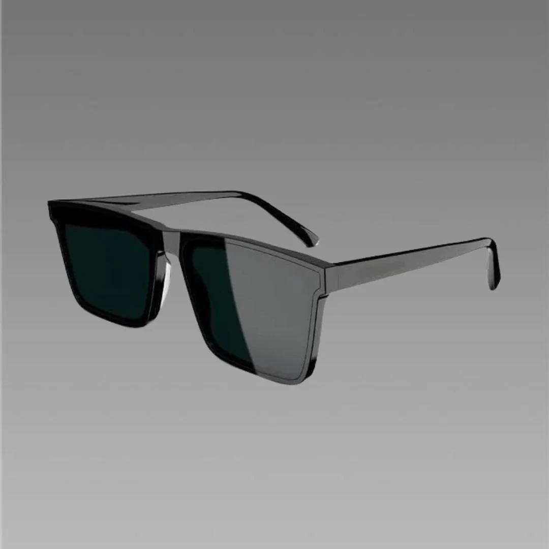Retro Square Sunglasses - Image 3