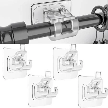 Rods Clips Hook Self Adhesive Pack of 6 - Image 3